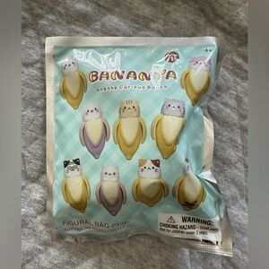 Monogram Bananya And The Curious Bananyako Foam Bag Clip Keychain